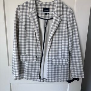 Liverpool Black and White Plaid Blazer